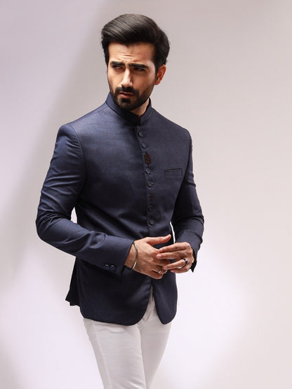 Edenrobe - Men's Blue Blazer Ceremonial - EMTBP20-007