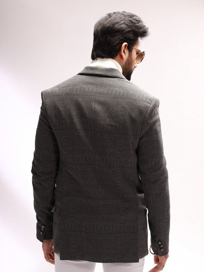 Edenrobe - Men's Dark Grey Blazer - EMTB20-6659
