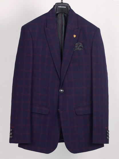 Edenrobe - Men's Purple Blazer - EMTB20-6717