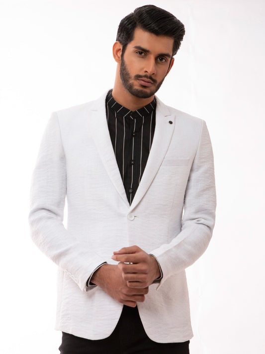 Edenrobe - Men's White Blazer - EMTB20-8142