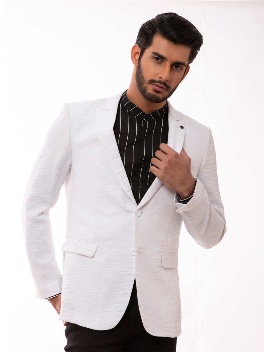 Edenrobe - Men's White Blazer - EMTB20-8142
