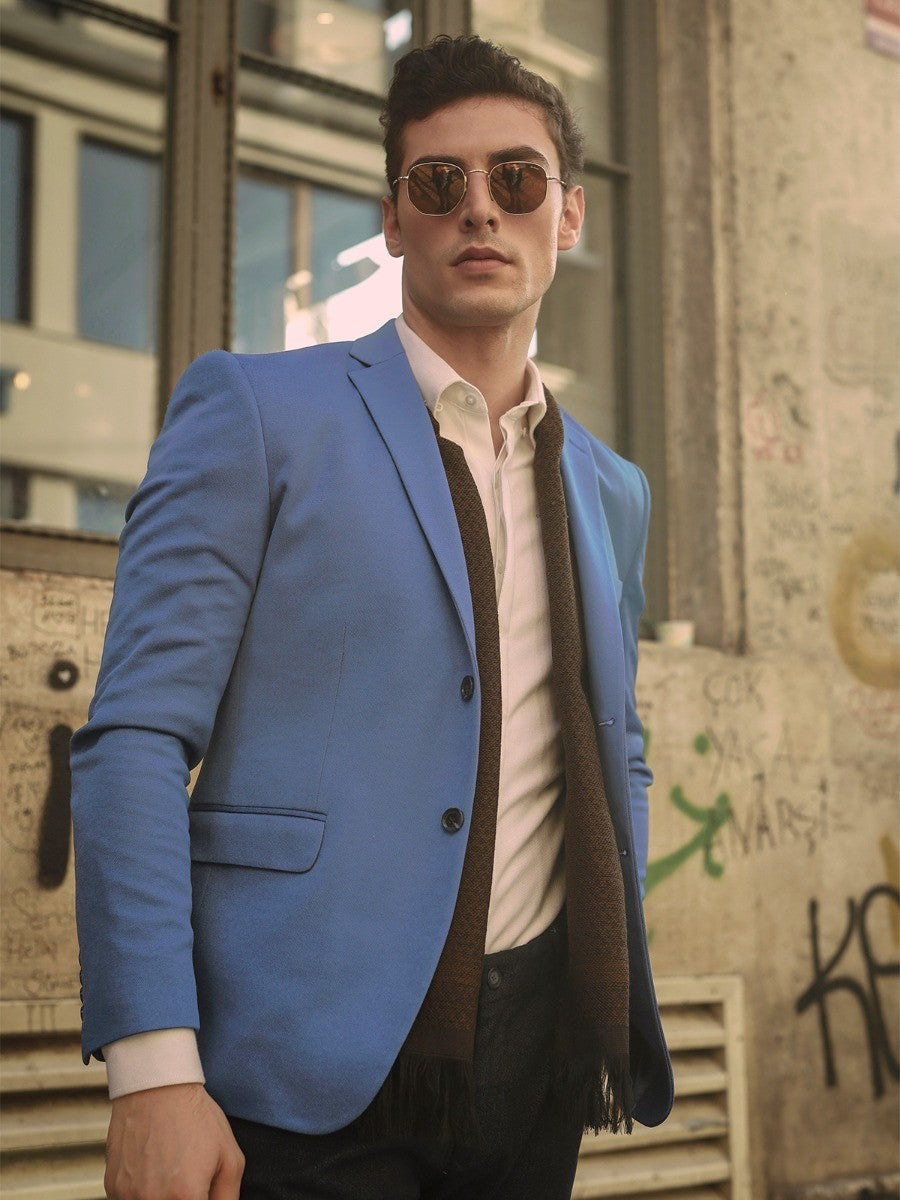 Edenrobe - Men's Sky Blue Blazer - EMTB20-8160