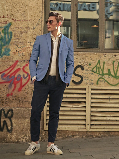 Edenrobe - Men's Sky Blue Blazer - EMTB20-8160