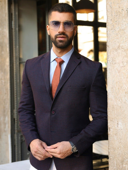 Edenrobe - Men's Purple Blazer - EMTB20-8170