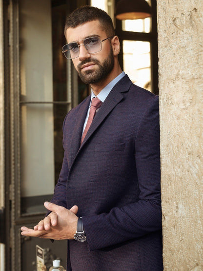 Edenrobe - Men's Purple Blazer - EMTB20-8170