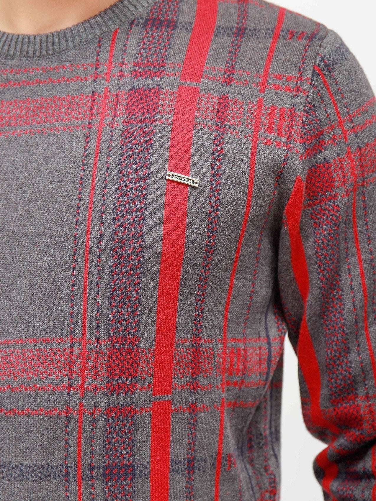 Edenrobe - Men's Grey Sweater - EMTSWT20-014