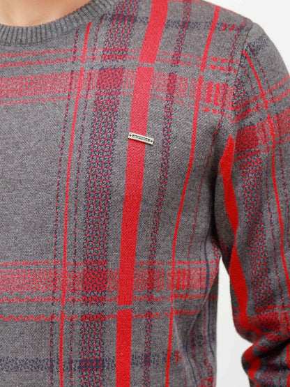 Edenrobe - Men's Grey Sweater - EMTSWT20-014