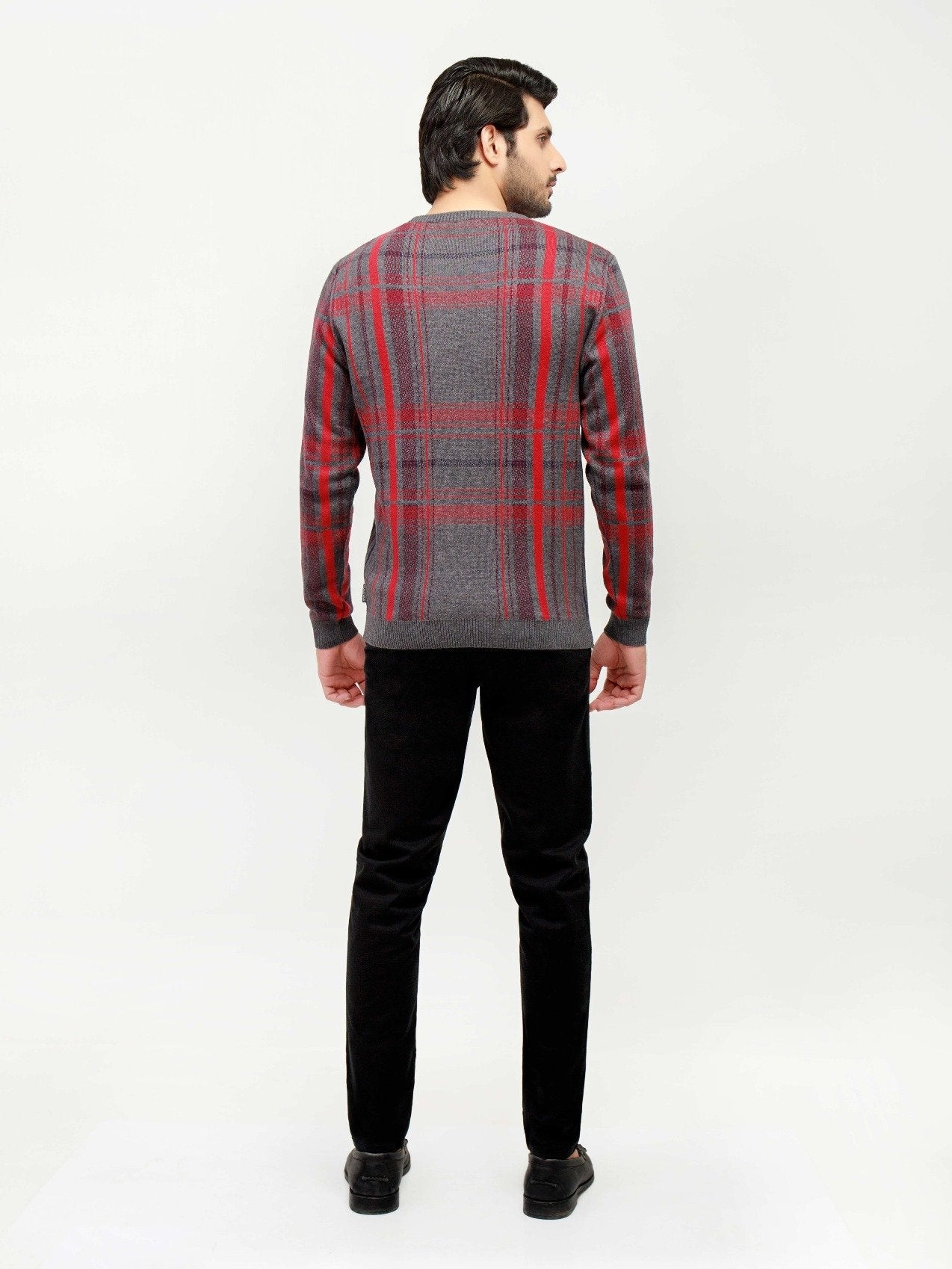 Edenrobe - Men's Grey Sweater - EMTSWT20-014