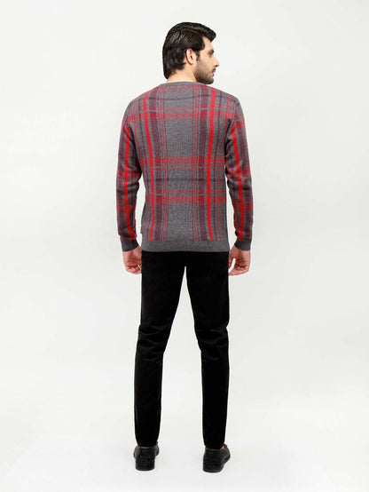 Edenrobe - Men's Grey Sweater - EMTSWT20-014