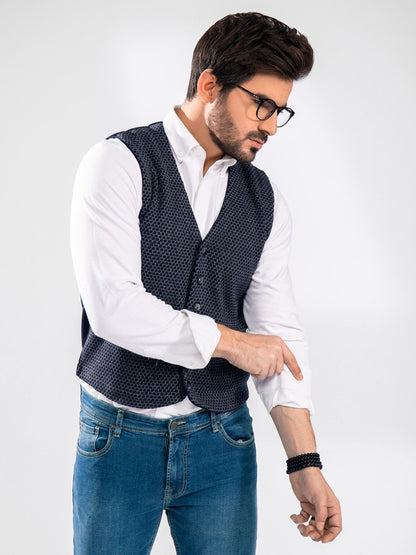 Edenrobe - Men's Deep Blue Sweater - EMTSWT20-023