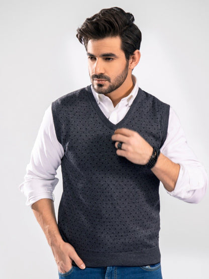 Edenrobe - Men's Grey Sweater - EMTSWT20-026