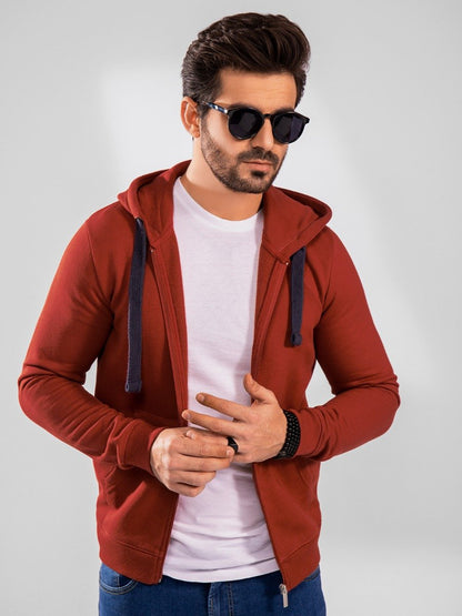 Edenrobe - Men's Rust Hoodie - EMTH20-001