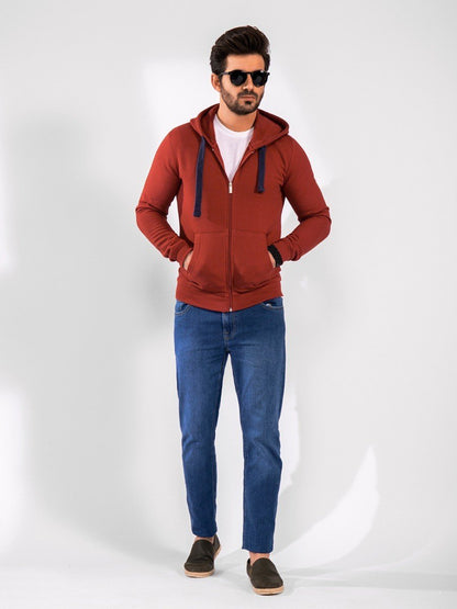 Edenrobe - Men's Rust Hoodie - EMTH20-001