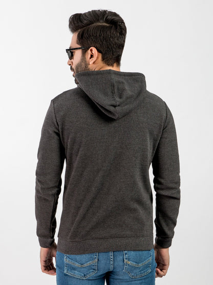 Edenrobe - Men's Dark Grey Hoodie - EMTH20-002
