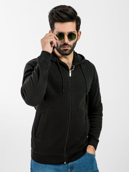 Edenrobe - Men's Black Hoodie - EMTH20-004