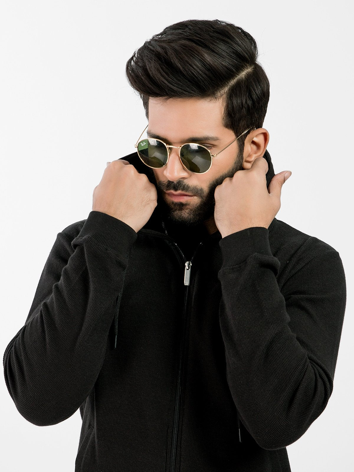 Edenrobe - Men's Black Hoodie - EMTH20-004