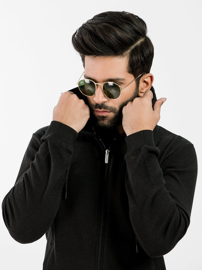 Edenrobe - Men's Black Hoodie - EMTH20-004