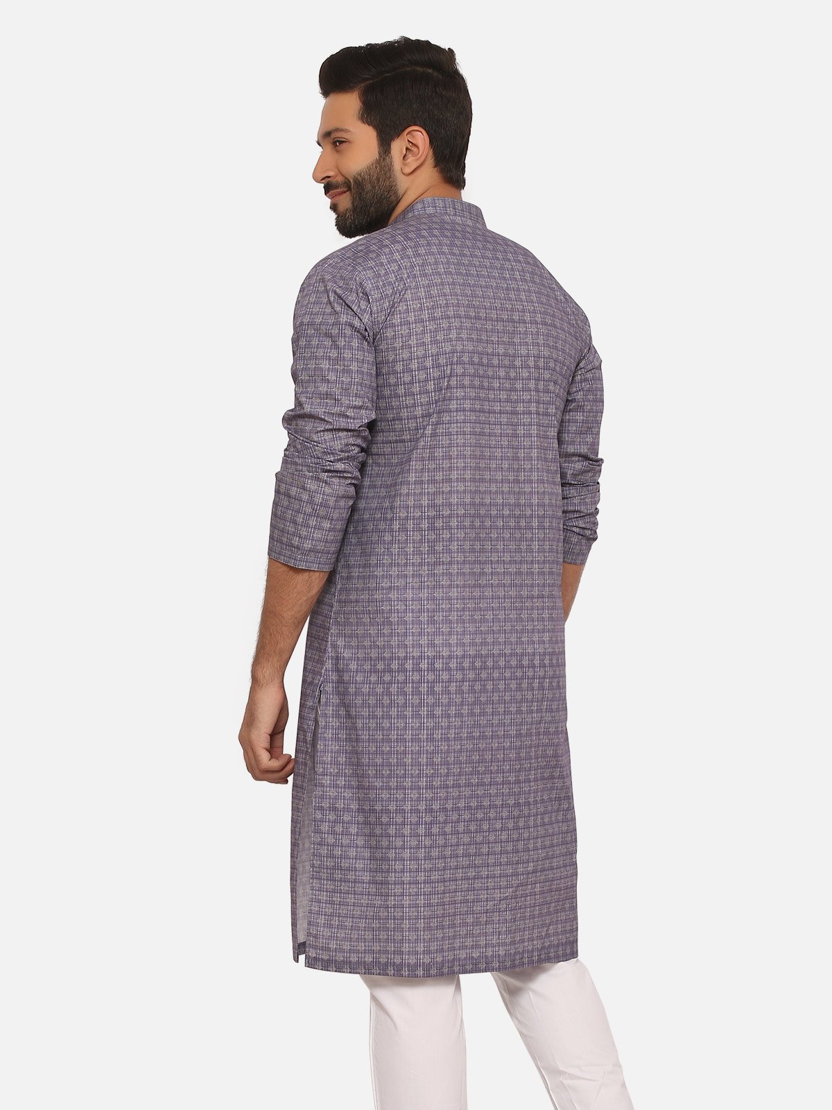 Edenrobe - Men's Purple Kurta - EMTK20S-99002