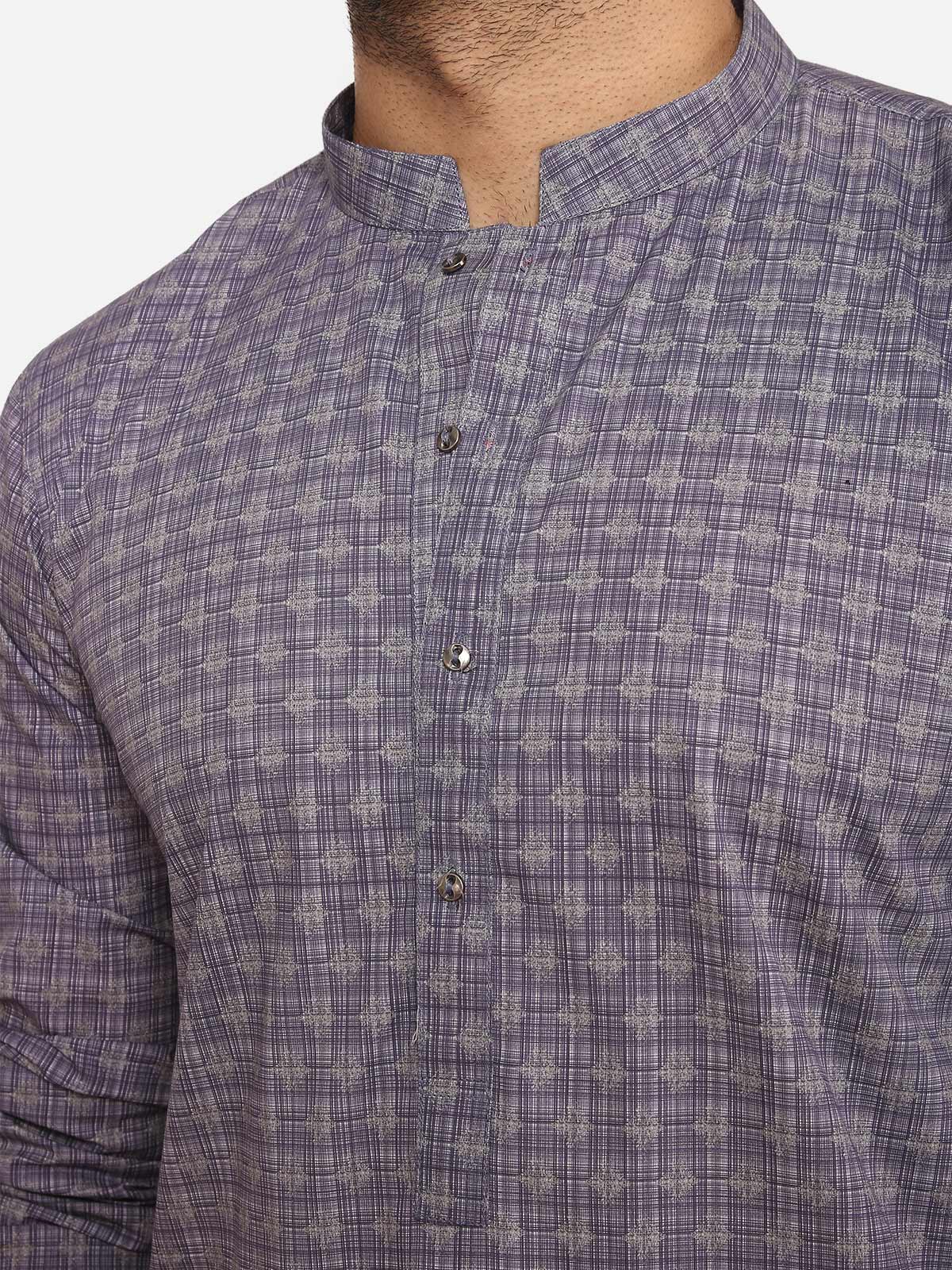 Edenrobe - Men's Purple Kurta - EMTK20S-99002