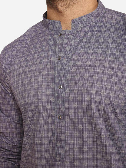 Edenrobe - Men's Purple Kurta - EMTK20S-99002