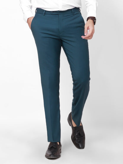 Edenrobe - Men's Dark Teal Pant - EMBPF20-029