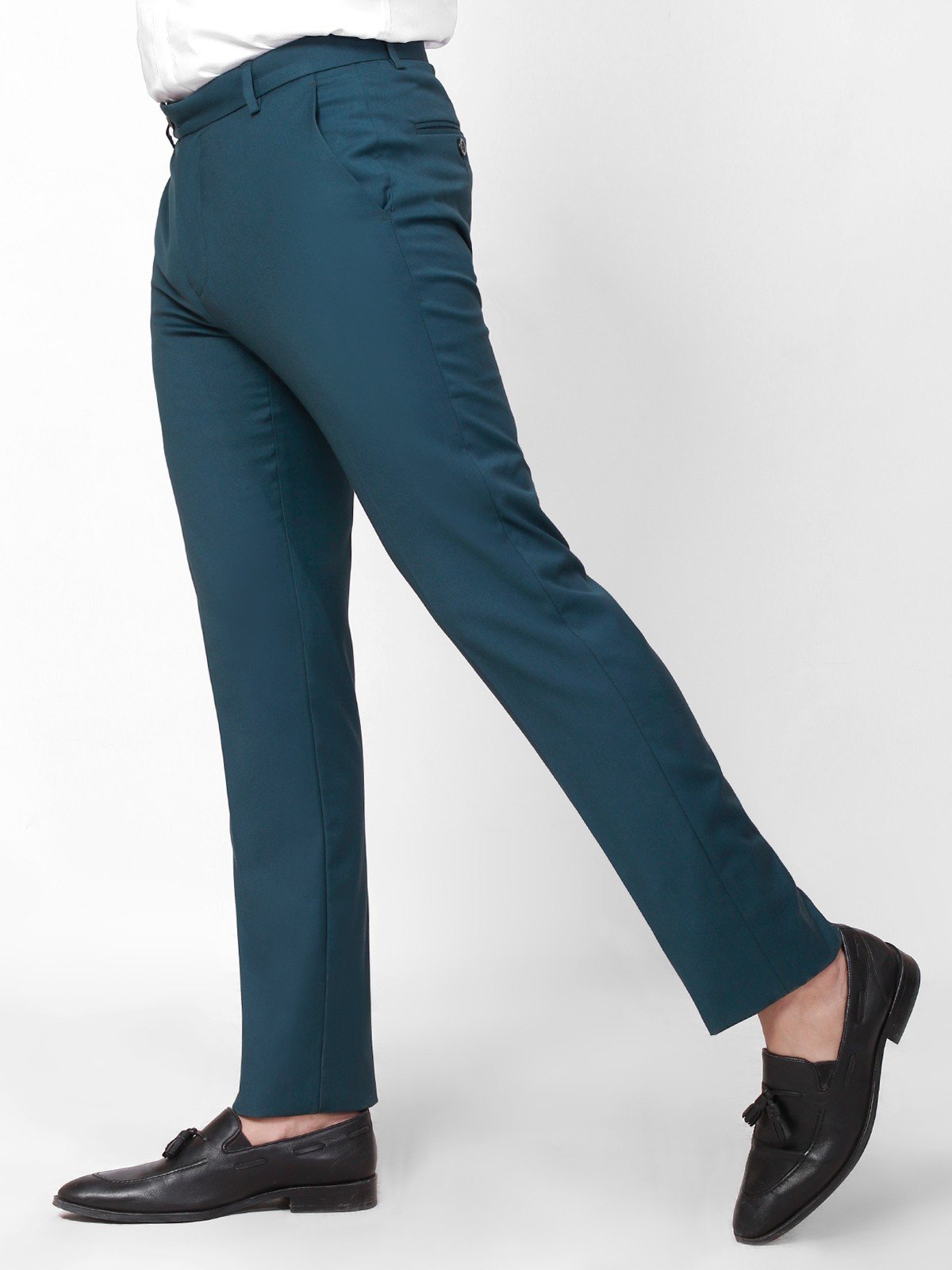 Edenrobe - Men's Dark Teal Pant - EMBPF20-029