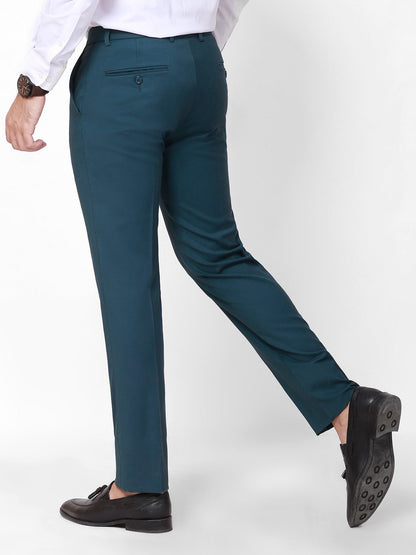 Edenrobe - Men's Dark Teal Pant - EMBPF20-029