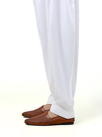 Edenrobe - Men's White Shalwar - EMBS20-9913