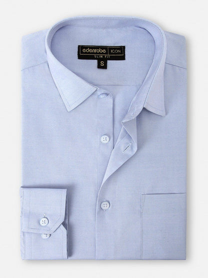Edenrobe - Men's Sky Blue Shirt - EMTSI20-50166