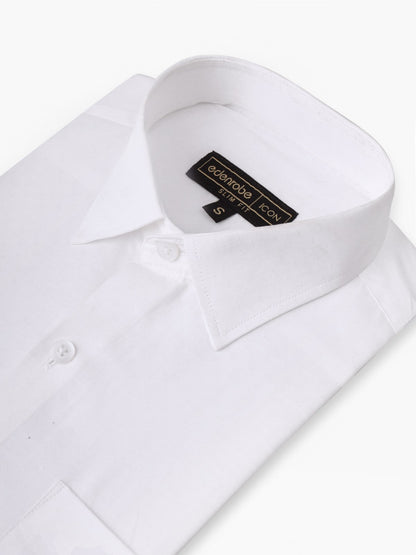 Edenrobe - Men's White Shirt - EMTSI20-50174