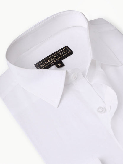 Edenrobe - Men's White Shirt - EMTSI20-50174
