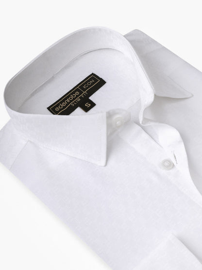 Edenrobe - Men's White Shirt - EMTSI20-50176