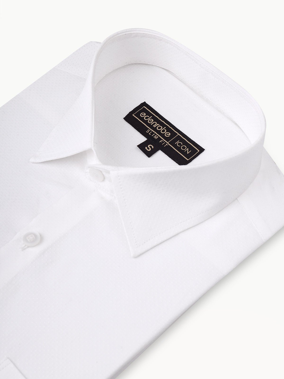 Edenrobe - Men's White Shirt - EMTSI20-50177