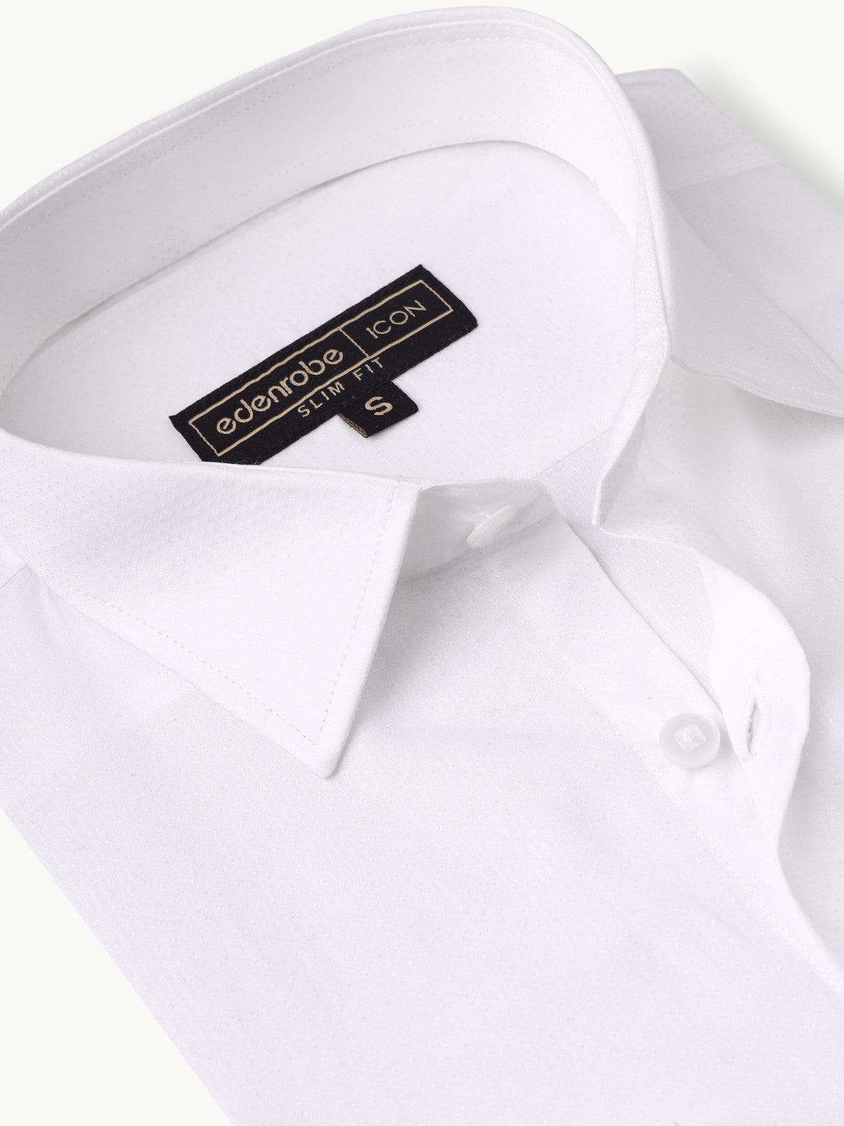 Edenrobe - Men's White Shirt - EMTSI20-50177