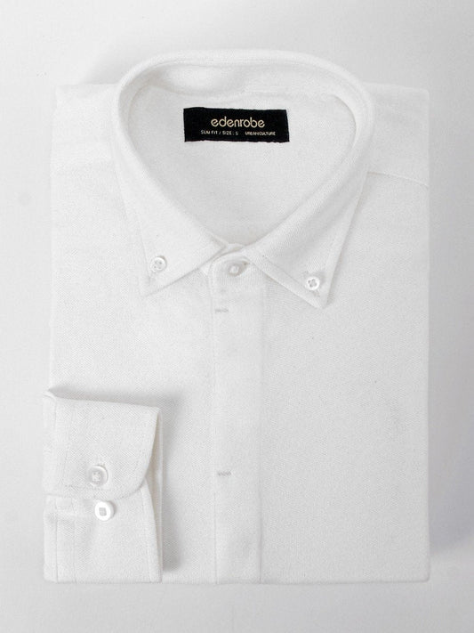 Edenrobe - Men's White Shirt - EMTSUC20-096