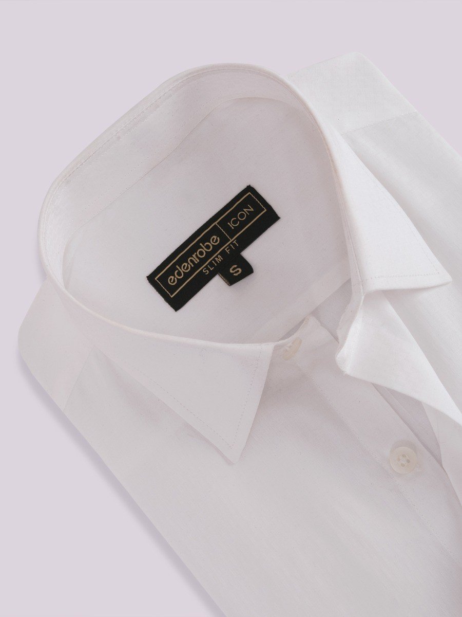 Edenrobe - Men's White Shirt - EMTSI20-50179