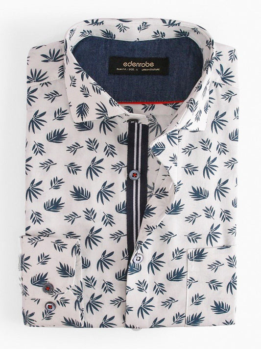 Edenrobe - Men's White Shirt - EMTSUC20-087