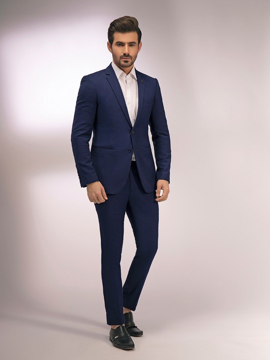Edenrobe - Men's Royal Blue Single Breast - EMTSB20-8127