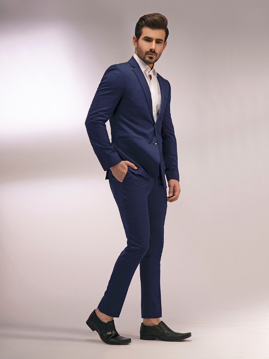 Edenrobe - Men's Royal Blue Single Breast - EMTSB20-8127