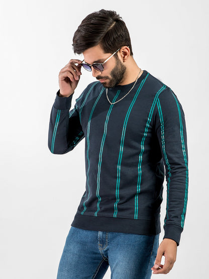 Edenrobe - Men's Navy Blue SweatShirt - EMTSS20-002