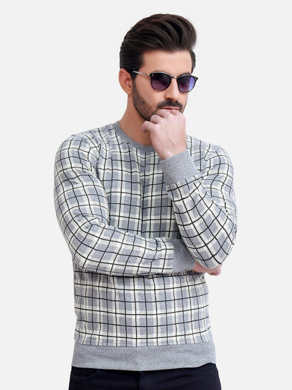 Edenrobe - Men's Grey SweatShirt - EMTSS20-003