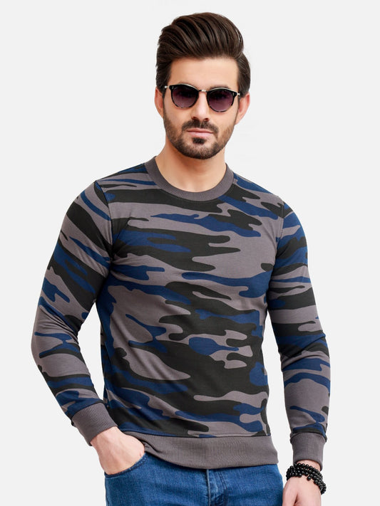 Edenrobe - Men's Grey SweatShirt - EMTSS20-010