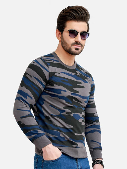 Edenrobe - Men's Grey SweatShirt - EMTSS20-010