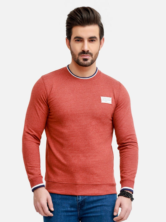 Edenrobe - Men's Dull Rust SweatShirt - EMTSS20-012