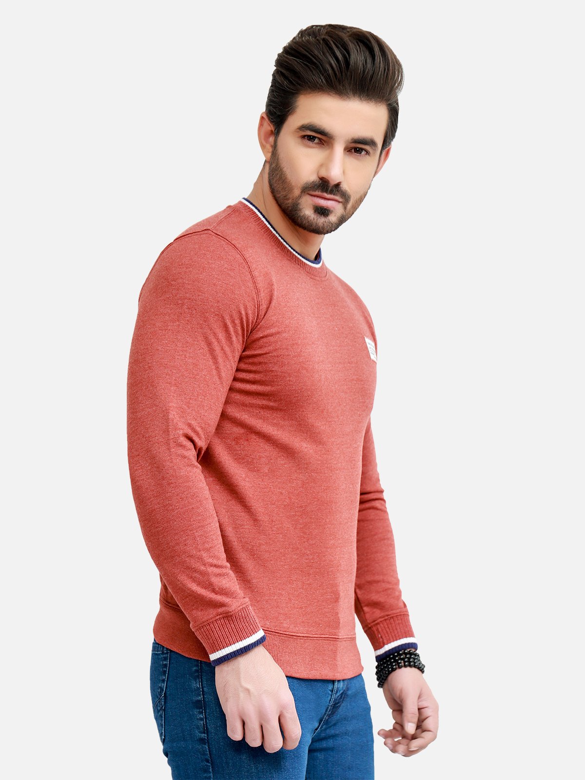 Edenrobe - Men's Dull Rust SweatShirt - EMTSS20-012
