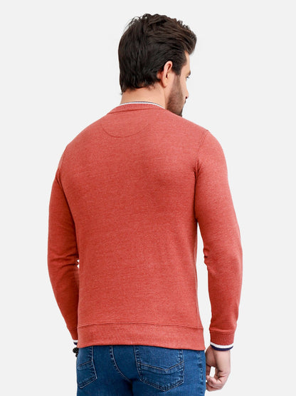 Edenrobe - Men's Dull Rust SweatShirt - EMTSS20-012