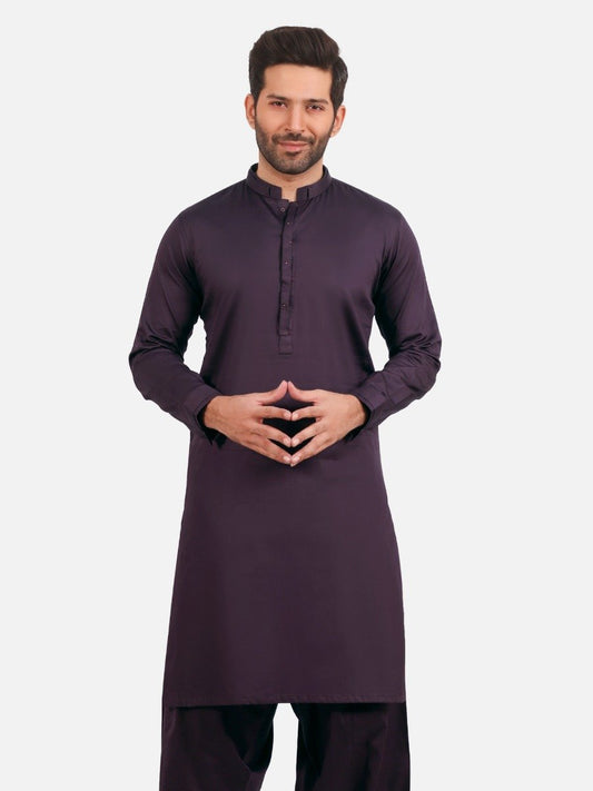Edenrobe - Men's Plum Swish Collection - EMTKS20-056