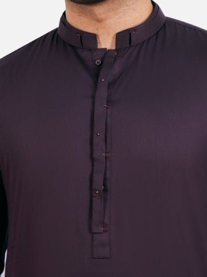 Edenrobe - Men's Plum Swish Collection - EMTKS20-056