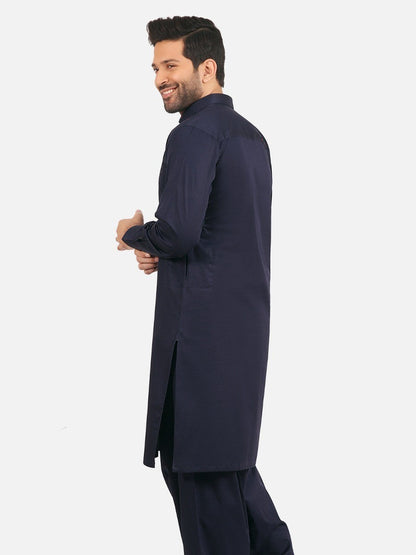 Edenrobe - Men's Navy Blue Swish Collection - EMTKS20-057