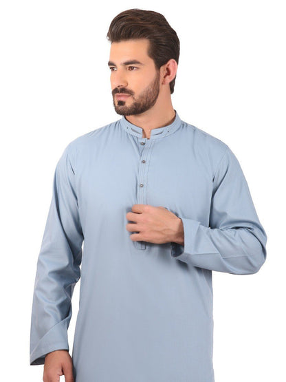 Edenrobe - Men's Light Blue Swish Collection - EMTSW20S-9848